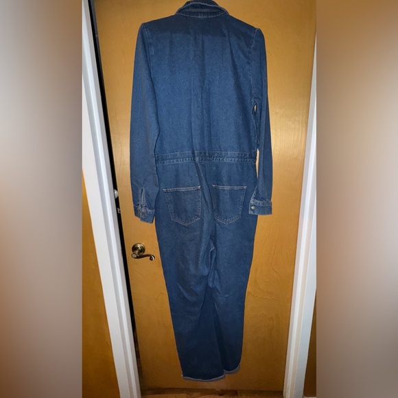 ASOS Design Denim Boiler Jumpsuit Tall - Picture 4 of 6